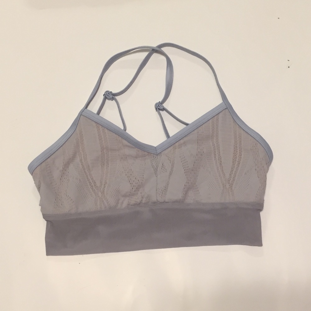Alo Yoga sports bra baby blue small